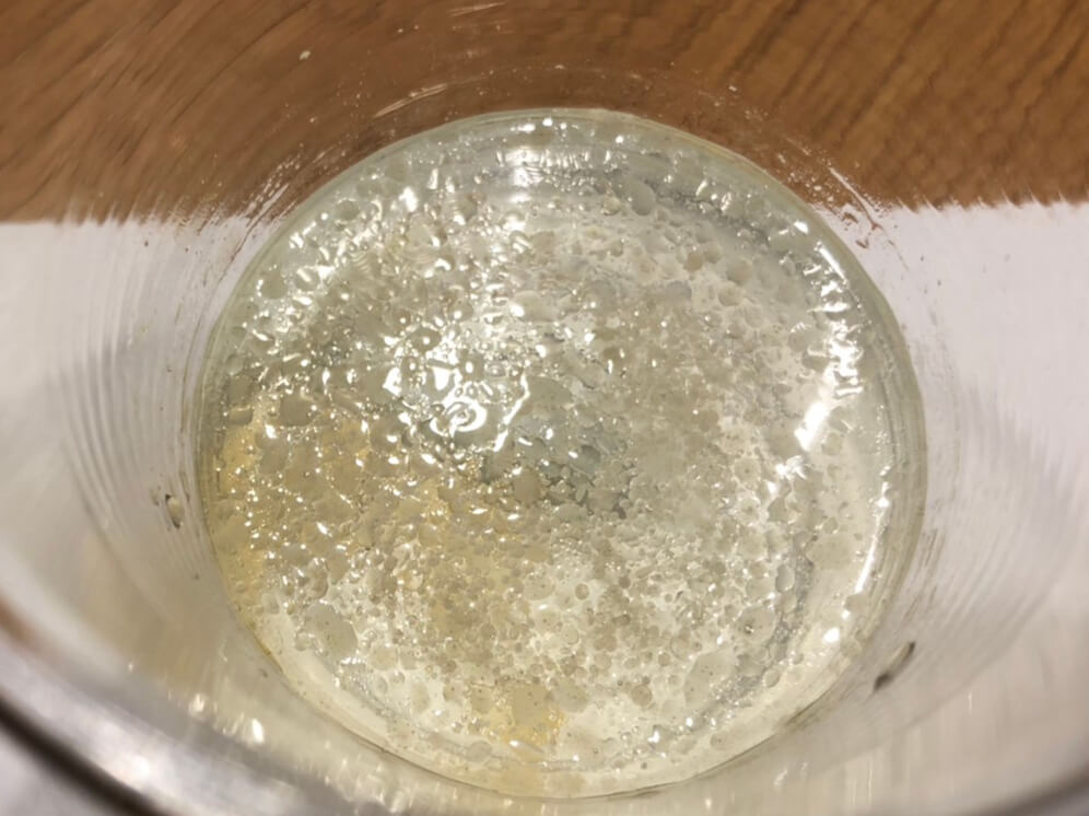 エパゴールド300を割ったときの様子